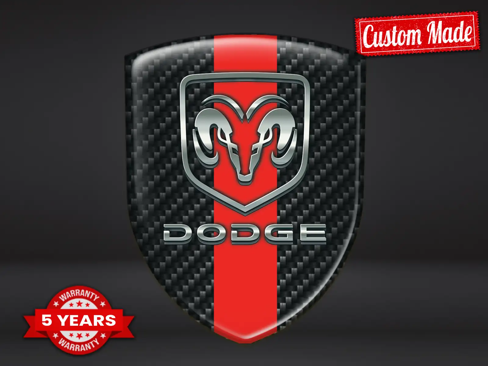 Dodge Vinilos Luna Trasera Estilosos Máximo Pro Duradero